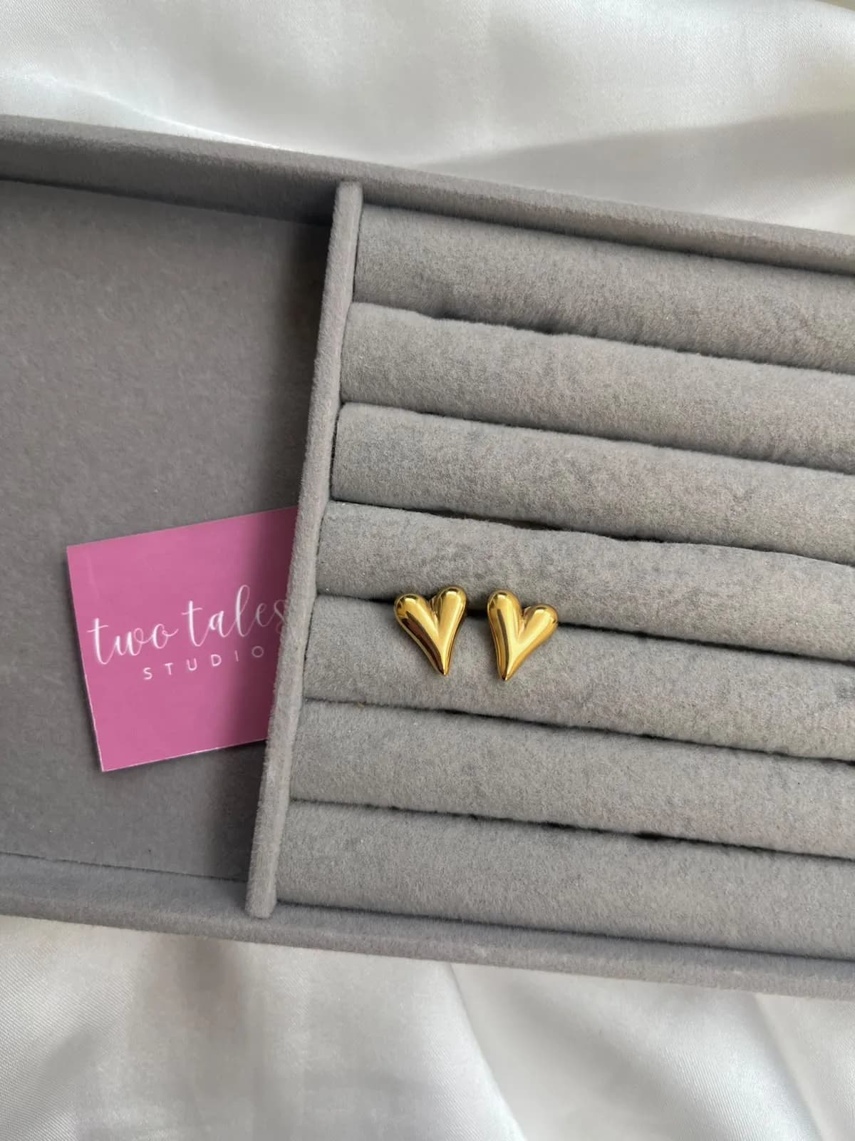 Heart Studs
